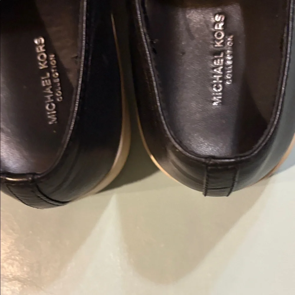 EUC Michael Kors Black and Cream WOMEN’s Loafers, 7.5 - Picture 6 of 8